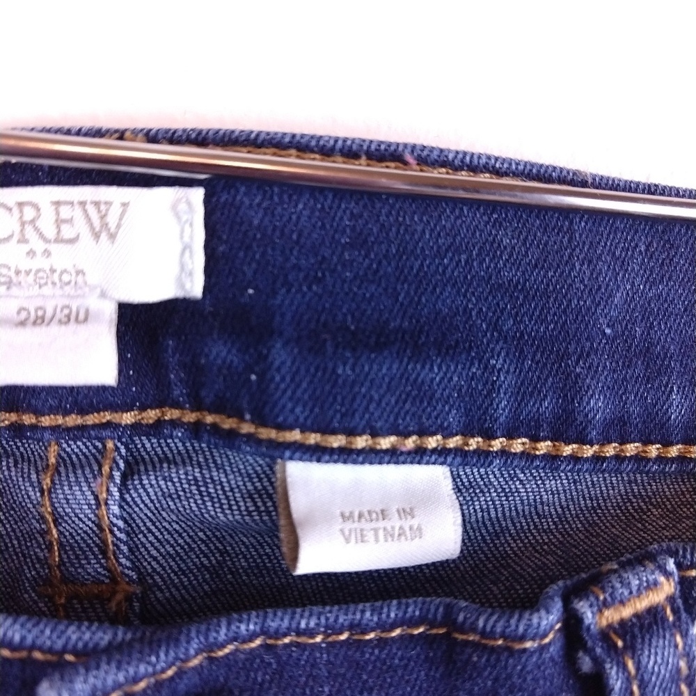 J.Crew Factory skinny jeans Dark wash Size 28/30 - Picture 6 of 7